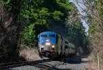 The eastbound New England section of the Lake Shore Limited on the ex-NYC Post Road Branch 